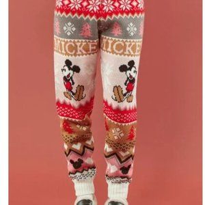 Forever 21 Disney Mickey Mouse Sweater-Knit Joggers BNWT!